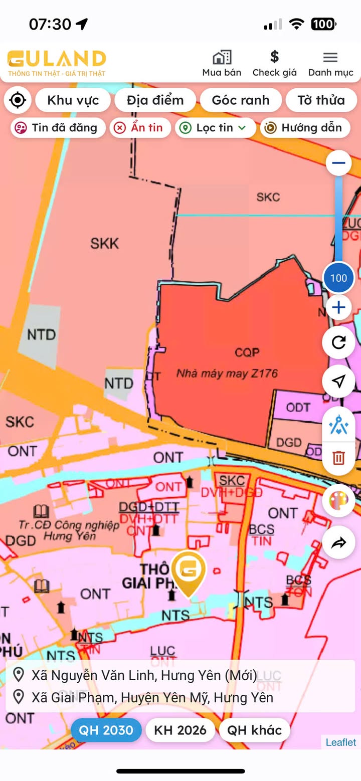 Đất thổ cư Nguyễn Văn Linh, Yên Mỹ, Hưng Yên 70m² giá 1 tỷ - Cơ hội đầu tư sinh lời!