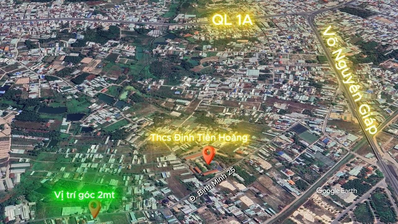 Đất góc 2 mặt tiền xã Bình Minh 138m² giá 2 tỷ - Tiềm năng đầu tư lớn!