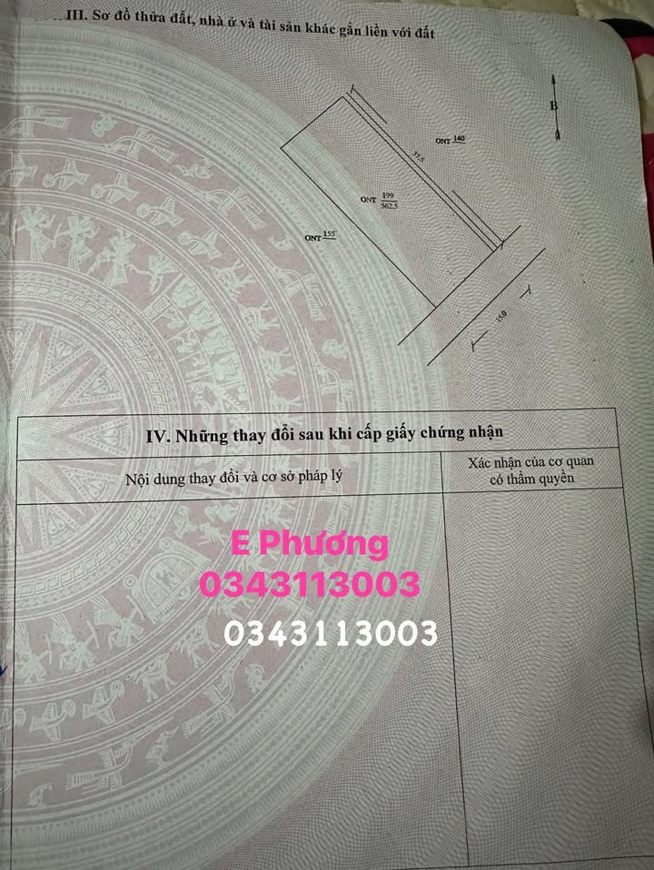 Đất nền Thôn Chính Nghĩa, Nga Sơn - 562m² - Sổ đỏ sẵn sàng giao dịch