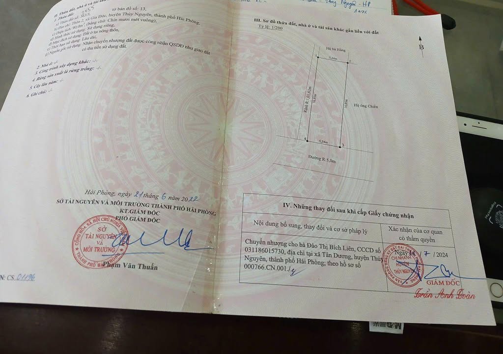 Đất thổ cư Gia Đức Thủy Nguyên 90m² giá 1 tỷ - Sổ đỏ chính chủ, pháp lý rõ ràng!