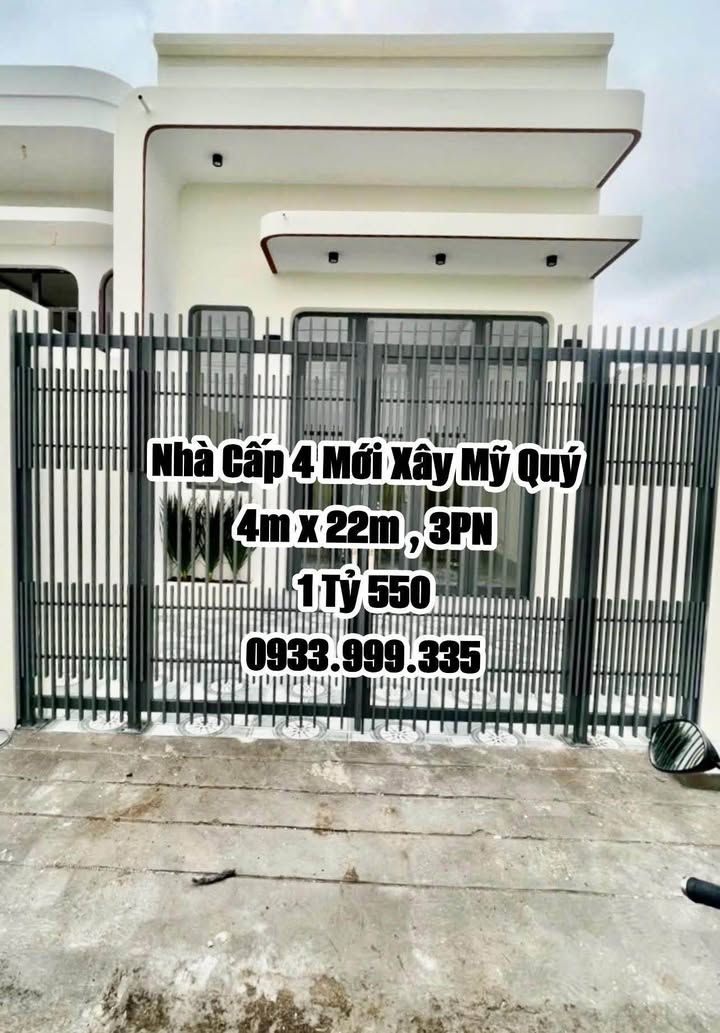 Nhà cấp 4 mới xây tại Mỹ Quý, Long Xuyên 88m² giá 1.55 tỷ - Sẵn sàng vào ở ngay!