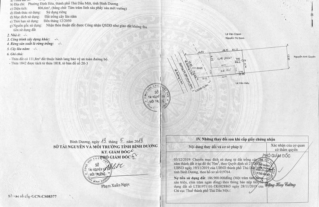 Đất nền Phường Chánh Hiệp, Thủ Đức 800m² giá 11.5 tỷ - Khu vực phát triển nhanh!