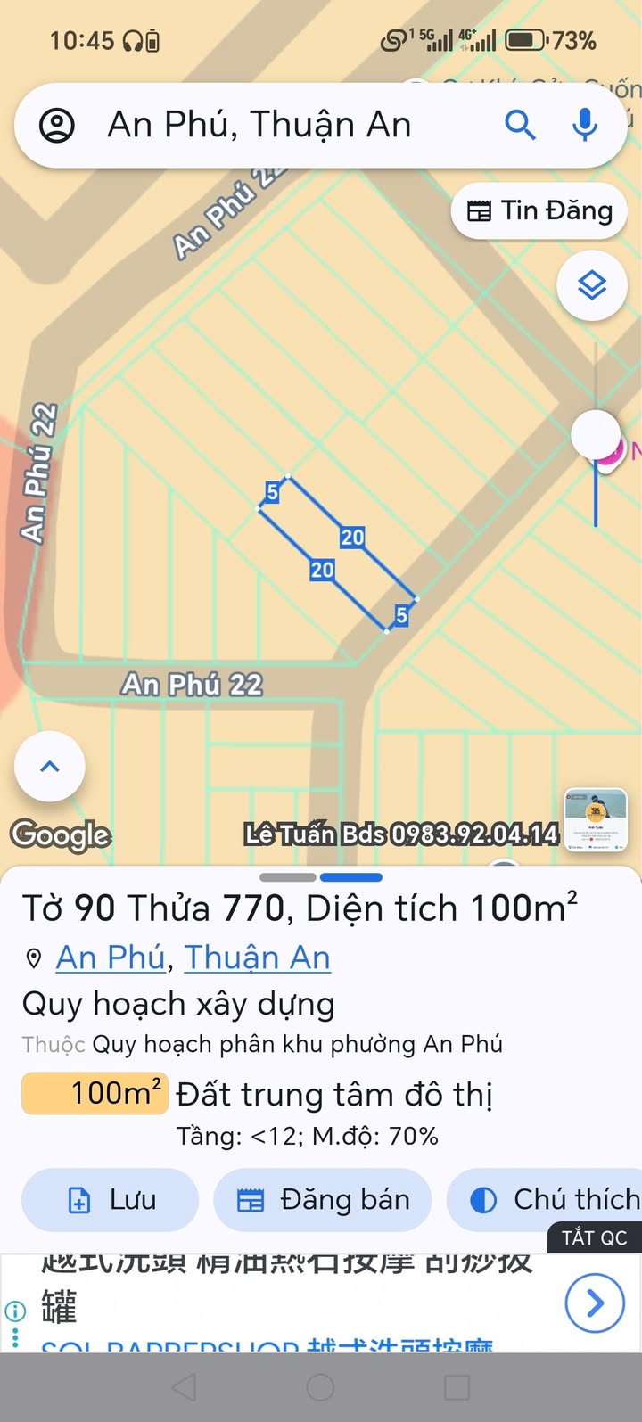 Nhà 4 phòng trọ Phường An Phú 100m² giá 2.85 tỷ - Đầu tư sinh lời ngay!