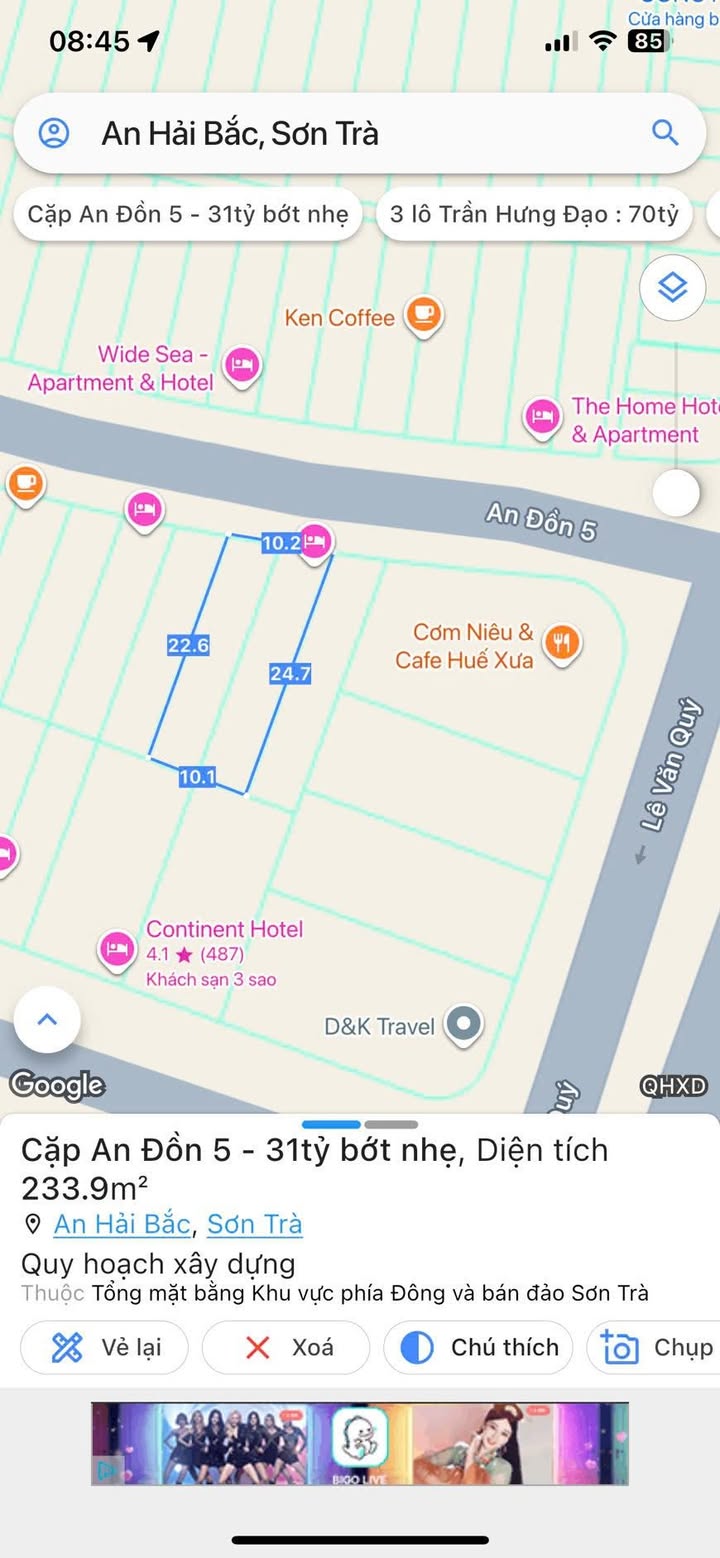 Đất Vàng An Đồn 5, Đà Nẵng - 234m² Hướng Bắc, Kinh Doanh Dịch Vụ Lý Tưởng