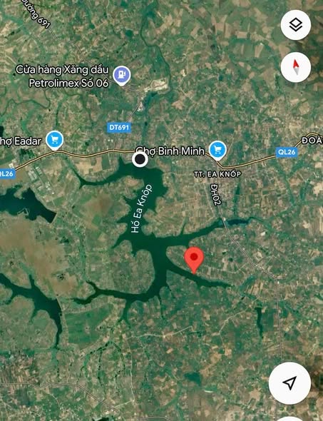 Đất nền Thị trấn Ea Knốp 1.140m² giá 900 triệu - View hồ lớn nhất huyện