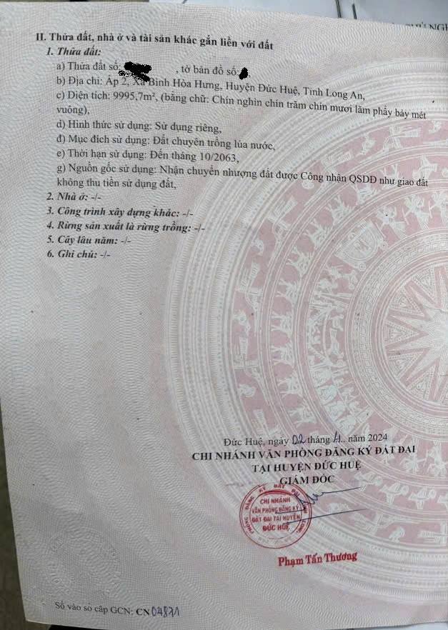 Đất nông nghiệp Bình Thành 130m² giá 1.8 tỷ - Cơ hội đầu tư hấp dẫn!