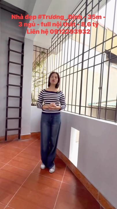 Nhà phố Trương Định, 35m² giá 8.6 tỷ - Full nội thất, sẵn sàng vào ở!