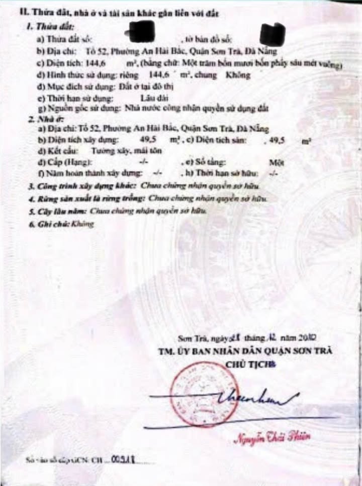 Đất 2 mặt kiệt đường Nguyễn Đình, Sơn Trà 127m² giá 7.2 tỷ - Cơ hội hiếm có!