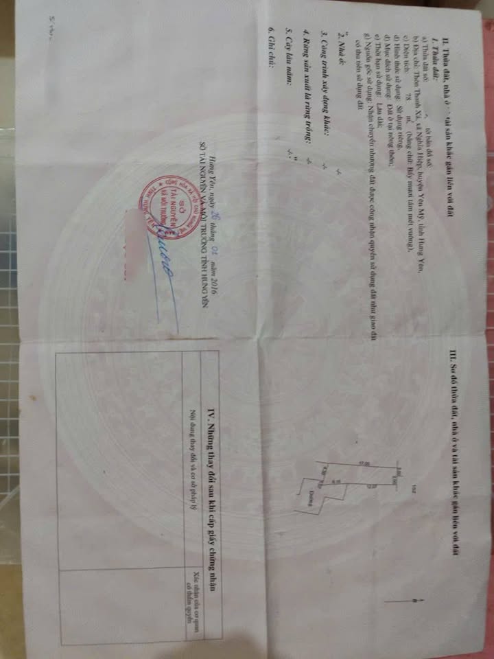 Nhà 3 tầng Thanh Xá, Yên Mỹ, Hưng Yên 78m² giá 2 tỷ - Chính chủ cần bán gấp!