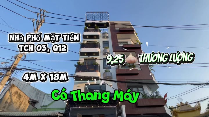 Nhà mặt tiền đường Tân Chánh Hiệp 72m² giá 9.25 tỷ - Đầu tư sinh lời ngay!