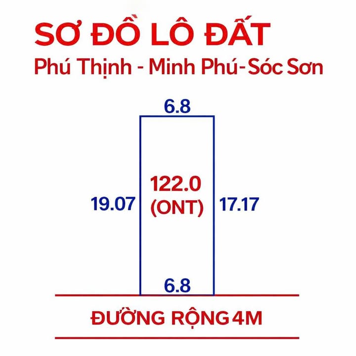 Đất nền Kim Anh - Phú Thịnh 122m² giá 1.952 tỷ - Tiềm năng phát triển vượt bậc!