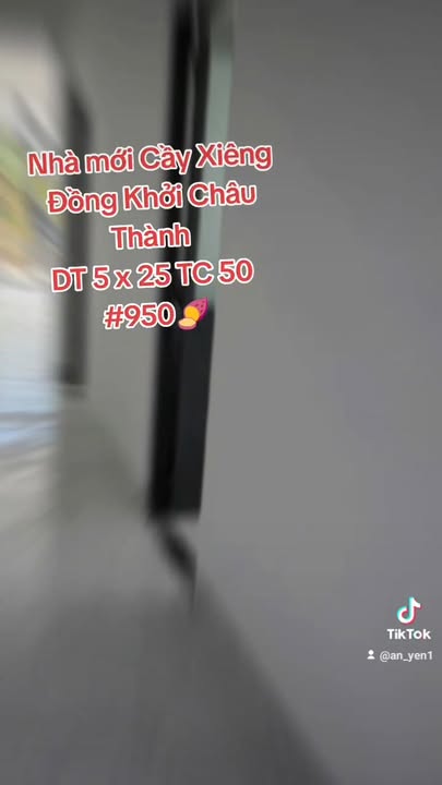 Nhà mới xây tại Cầy Xiêng, Đồng Khởi, Châu Thành - 125m² giá chỉ 920 triệu