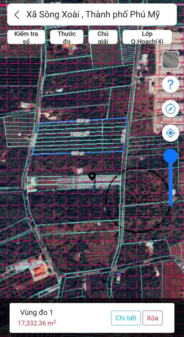 Đất nền Sông Xoài, Phú Mỹ 7295m² giá 10 tỷ - Cơ hội đầu tư tuyệt vời!