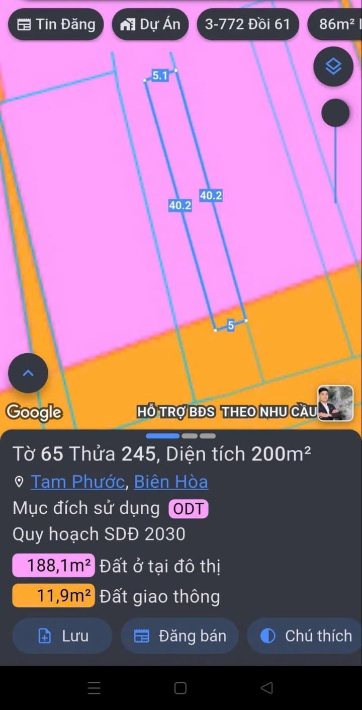 Bán Mặt tiền Phùng Hưng Biên Hòa 200m² giá 7 tỷ - Đầu tư sinh lời ngay!