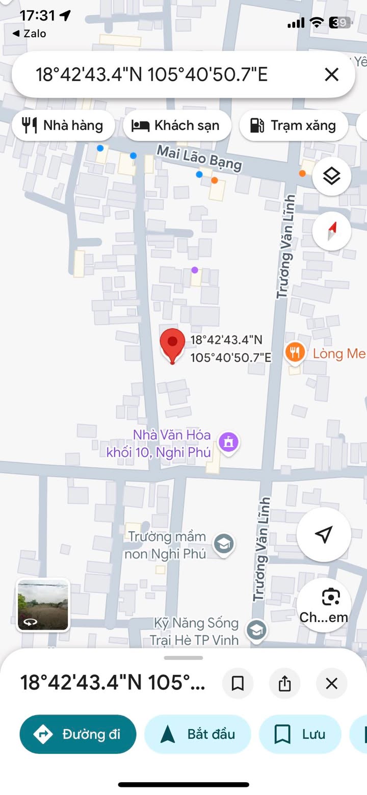 Đất nền Nghi Ân, TP Vinh 500m² - Cơ hội đầu tư tuyệt vời!