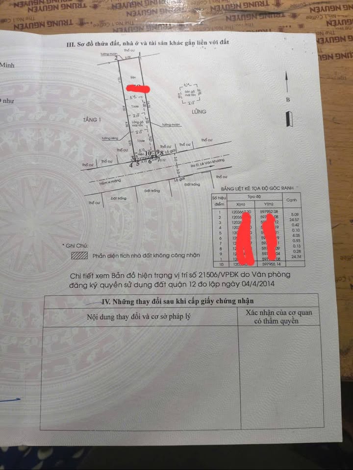 Nhà phố Hiệp Thành, Quận 12, 124m² giá 7.5 tỷ - Hẻm thông 7m, chính chủ