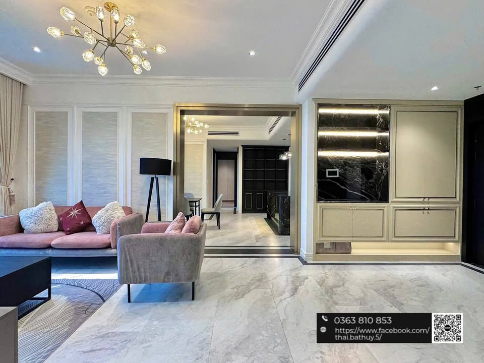 Cho thuê căn hộ Empire City 186m² 4PN - Full nội thất, view đẹp