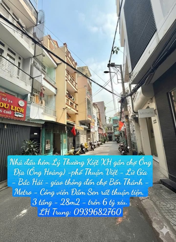 Nhà riêng Cư xá Lữ Gia Quận Tân Bình 28m² giá 6 tỷ - Giao thông thuận tiện!