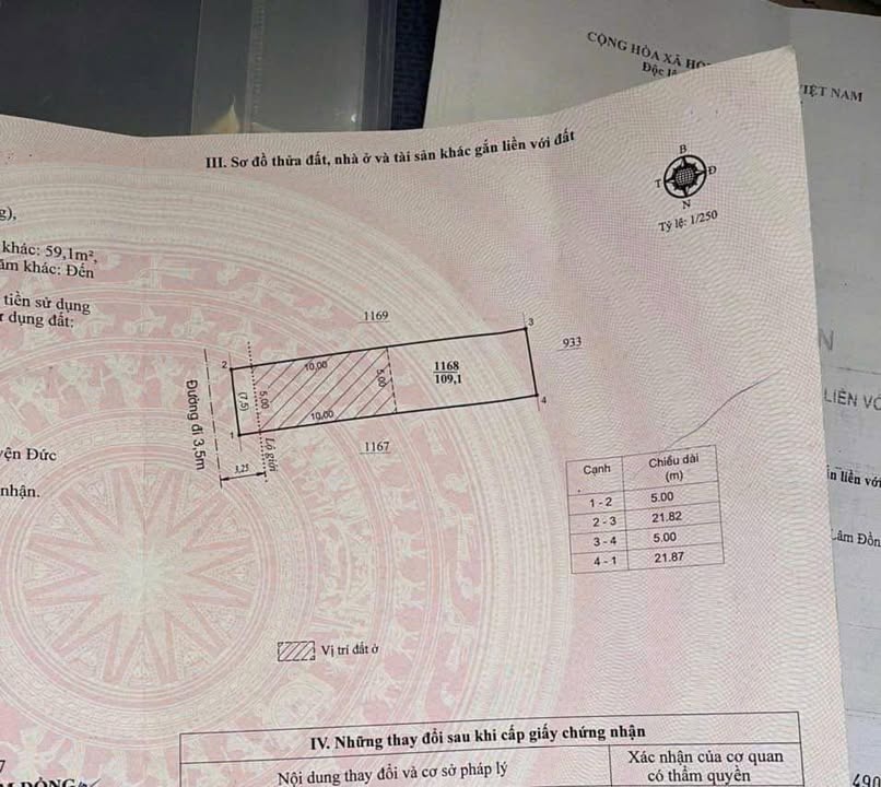 Đất thổ cư Hiệp Thạnh 109m² chỉ 950 triệu - Đầu tư an toàn!