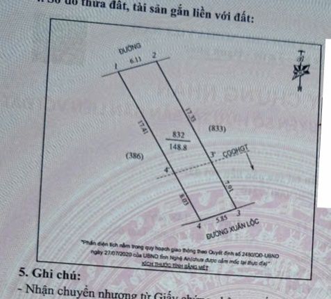 Đất nền Nghi Kim 148m² giá 3.9 tỷ - Sổ đỏ chính chủ, vị trí đẹp!