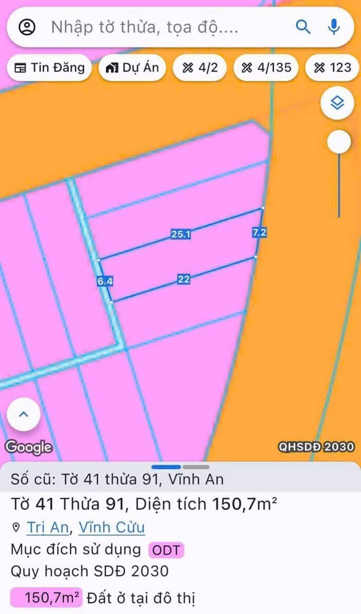 Đất sổ đỏ 150m² thổ cư tại Ấp Vĩnh An 1, giá chỉ 859 triệu - View hồ Trị An tuyệt đẹp!