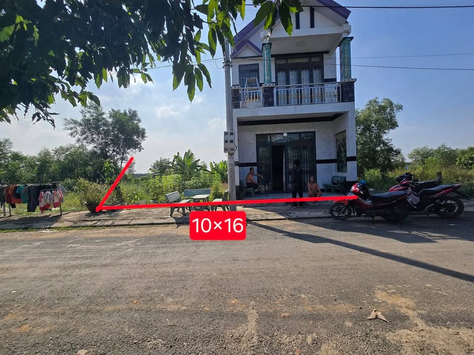 Lô đất Thổ cư 100% tại Tân Tây, Thạnh Hóa 160m² giá 2.2 tỷ - Sổ hồng trao tay!