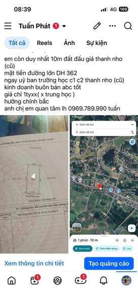 Đất nền Xã Thanh Ngọc 9m² giá tốt - Cơ hội đầu tư hấp dẫn!