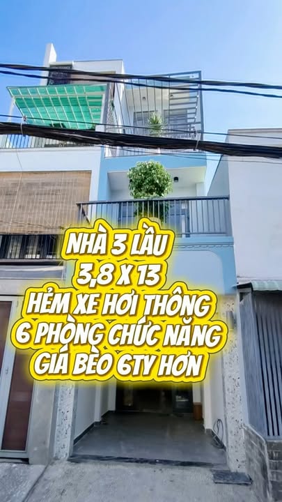 Nhà phố 4 tầng Phan Huy Ích, Gò Vấp 49m² giá 6,7 tỷ - Chính chủ bán gấp!