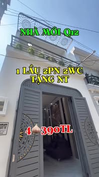 Nhà mới Đường ĐHT23, Quận 12, 45m² - Hỗ trợ vay ngân hàng!