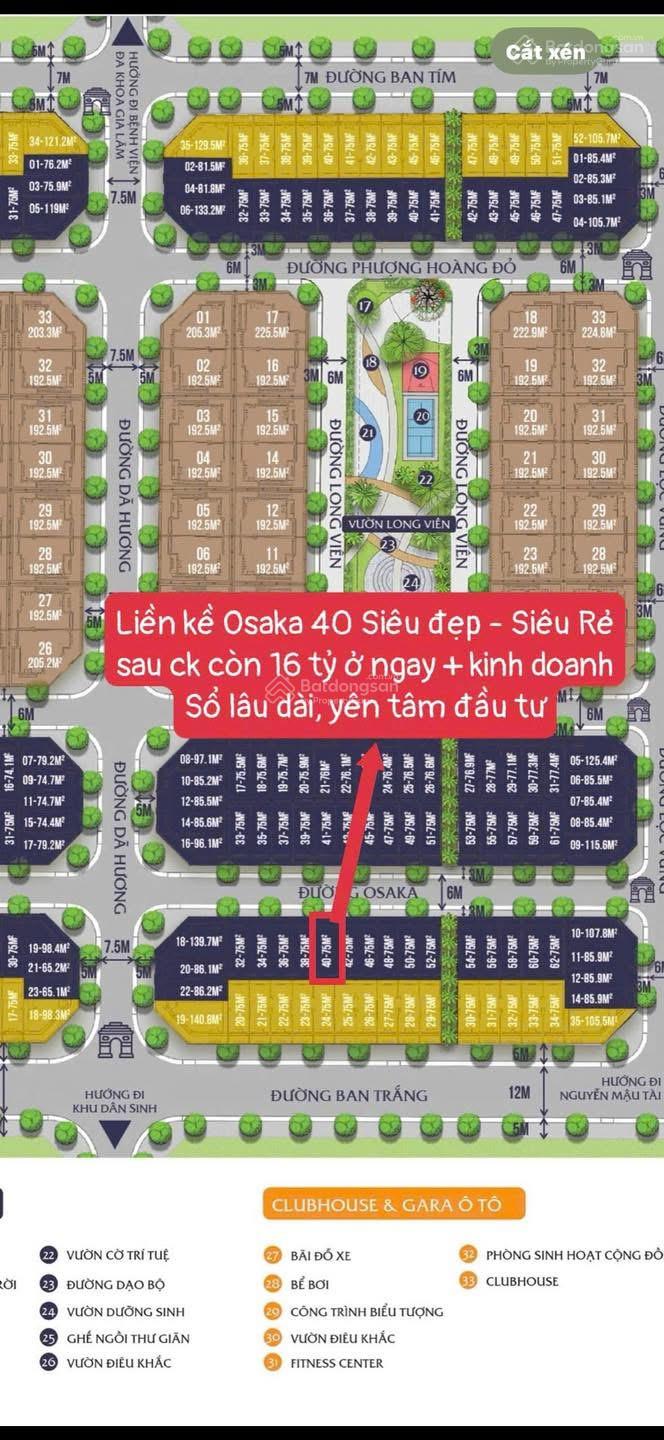 Liền kề Eurowindow Twin Park Gia Lâm 300m² giá 16 tỷ - Sẵn sàng vào ở ngay!