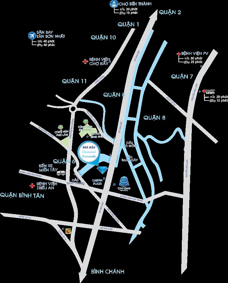 Cho thuê sàn thương mại City Gate Quận 8 diện tích từ 46 m² đến 1.701 m² - Vị trí thuận tiện, đầy đủ tiện ích!