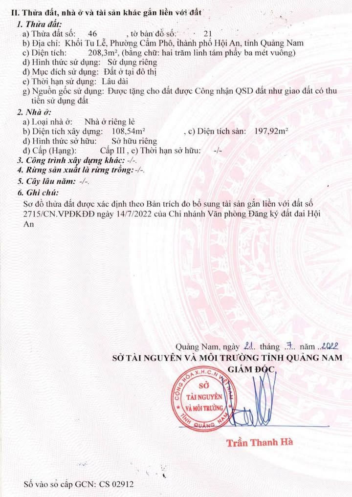 Nhà mặt tiền Lê Hồng Phong, 208m² giá 12.5 tỷ - Sẵn sàng vào ở ngay!