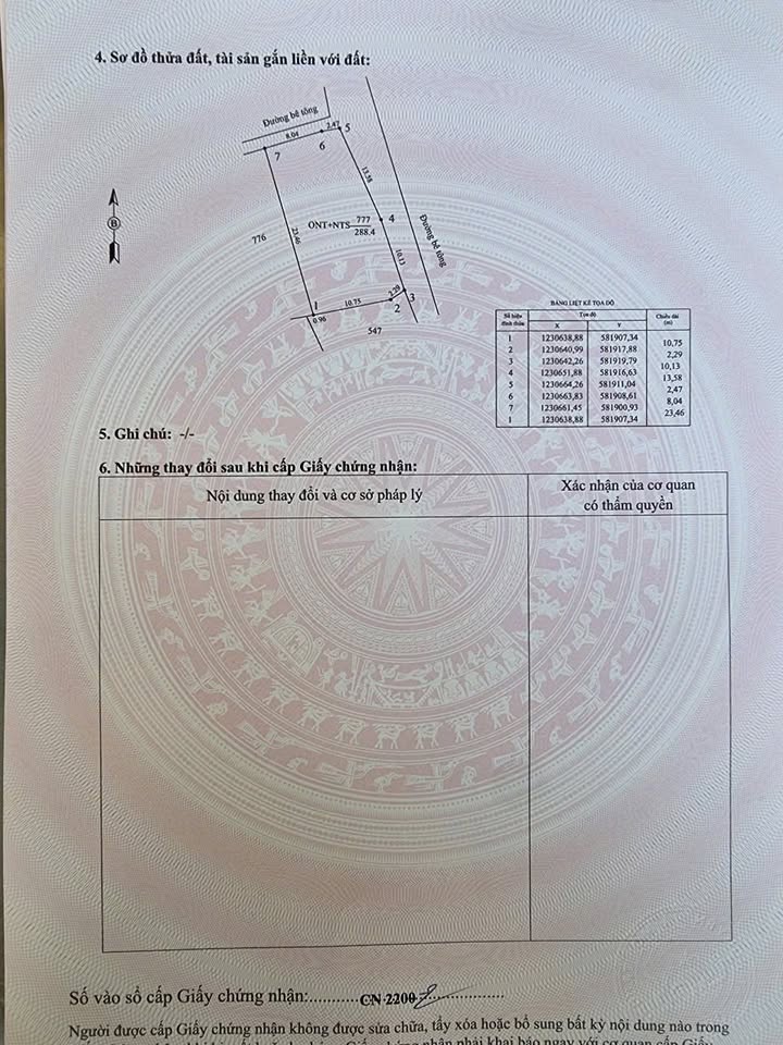 Đất thổ cư Bàu Vừng, Gò Dầu 230m² giá 1 tỷ - Đường bê tông, gần chợ