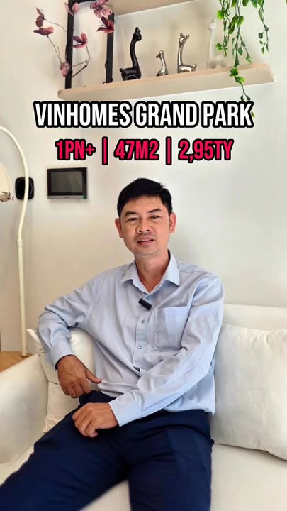 Căn hộ Vinhomes Grand Park Q9 47m² giá 2.95 tỷ - View hồ bơi tuyệt đẹp!