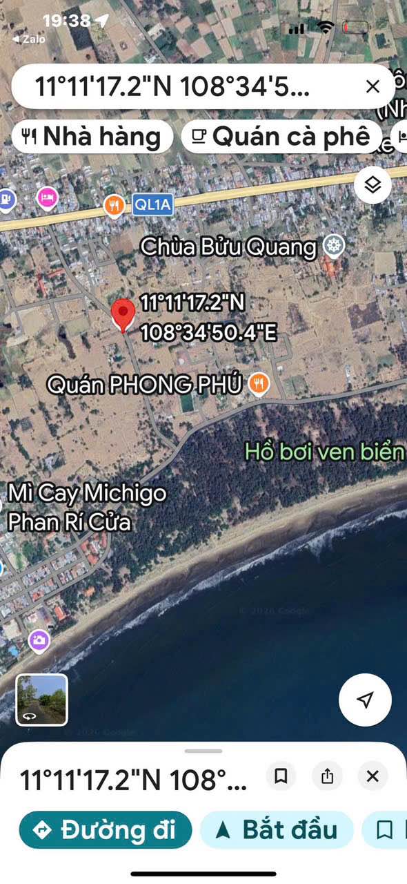 Đất nền xã Hòa Minh, Bình Thuận 768m² giá 2.5 tỷ - Sổ hồng chính chủ!