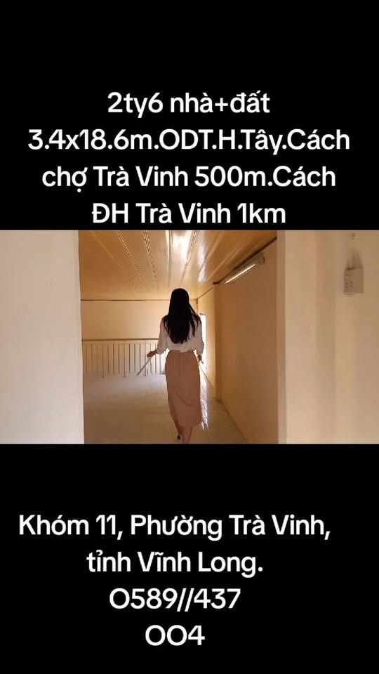 Nhà Đất Vĩnh Long - Chính Chủ Bán Gấp Nhà Đường Đồng Khởi, 59.8m², 2.6 Tỷ