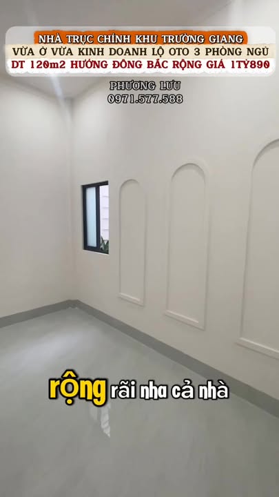 Nhà riêng Trường Giang, Cầu Ngang, 120m² giá 1.8 tỷ - Sổ đỏ chính chủ, hoàn công đầy đủ!