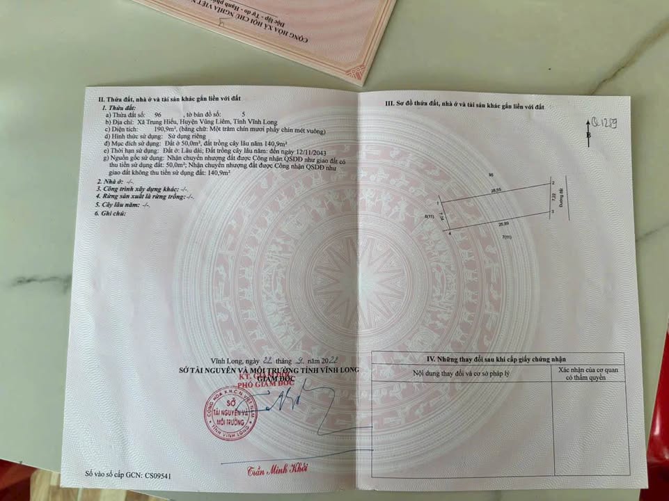 Đất nền mặt tiền đường Nhựa, Trung Hiếu, Vĩnh Long 190,9m² - Giá hấp dẫn chỉ 700 triệu!