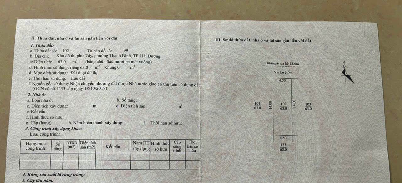 Nhà mặt tiền 4.5m tại KĐT Newland Ruộng Rau Muống - 63m² giá 4x tỷ - Chính chủ cần bán gấp!