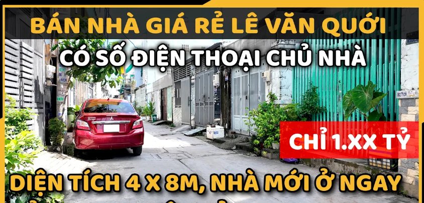 Nhà cấp 4 chính chủ tại Lê Văn Quới, Bình Tân 32m² giá 1.38 tỷ - Sẵn sàng vào ở!