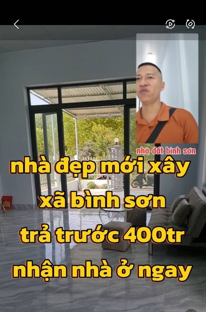 Nhà cấp 4 mới xây tại xã Bình Sơn 150m² giá 800 triệu - Sẵn sàng vào ở ngay!