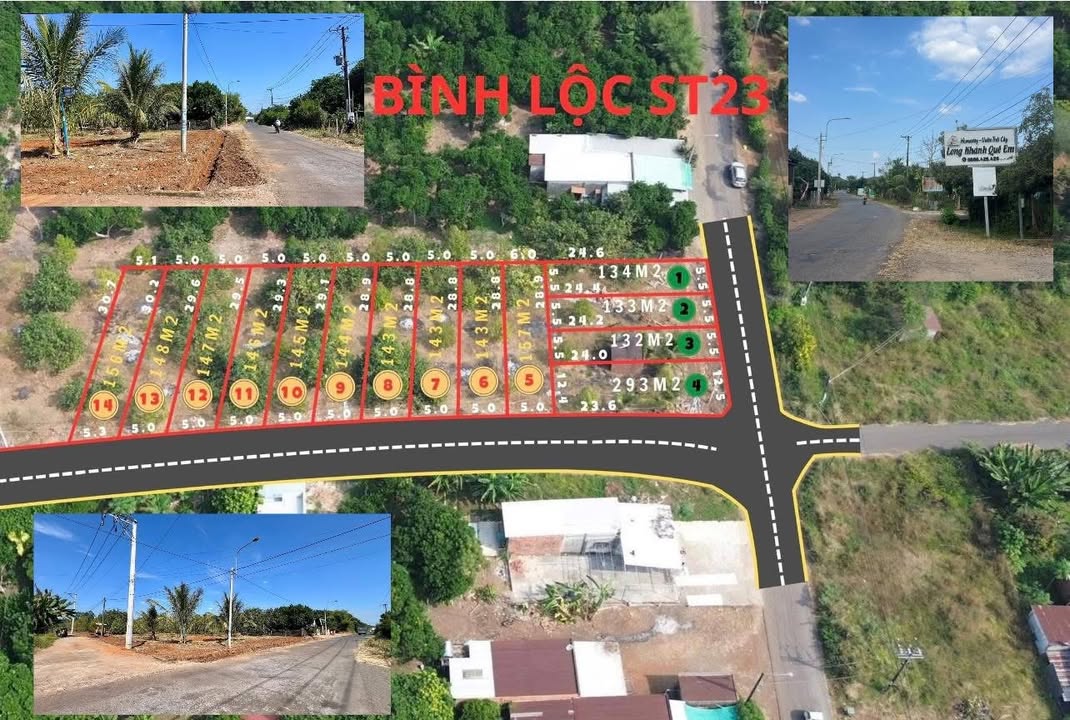 Đất nền mặt tiền nhựa Bình Lộc, 140m² giá 1.19 tỷ - Kinh doanh sầm uất!