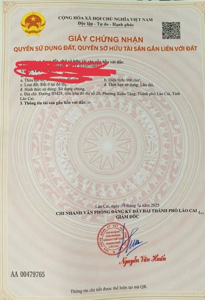 Đất nền Phường Xuân Tăng 100m² giá 13 tỷ - Xây dựng tự do