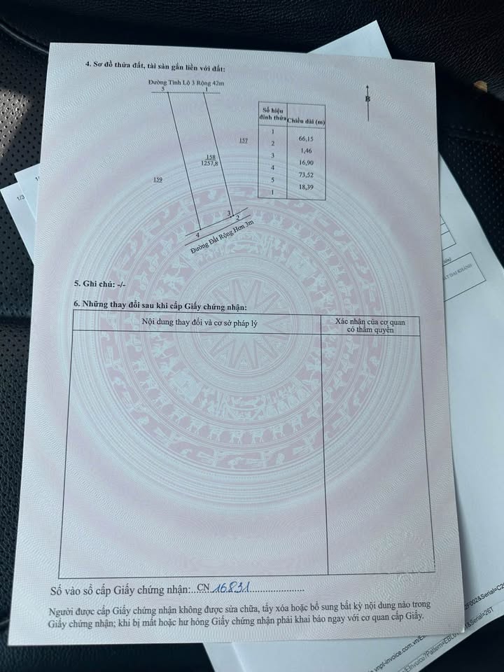 Đất nền ONT Tỉnh Lộ 3, 1258m² giá 10.5 tỷ - Vị trí kinh doanh đắc địa!