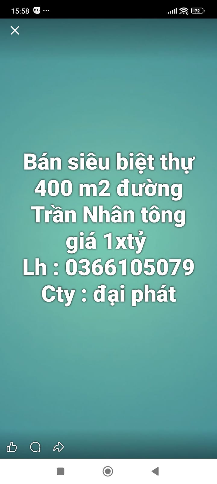 Biệt thự sang trọng 400m² đường Trần Nhân Tông - Giá chỉ 1 tỷ!