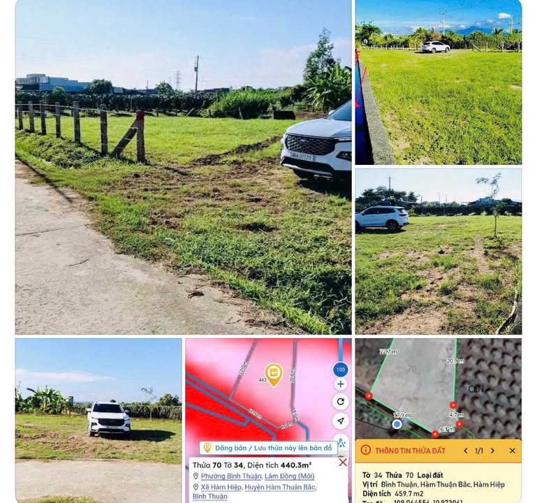 Đất nền 1.100m² tại Hàm Hiệp - Giá 750 triệu - Đường bê tông ô tô vào tận nơi!