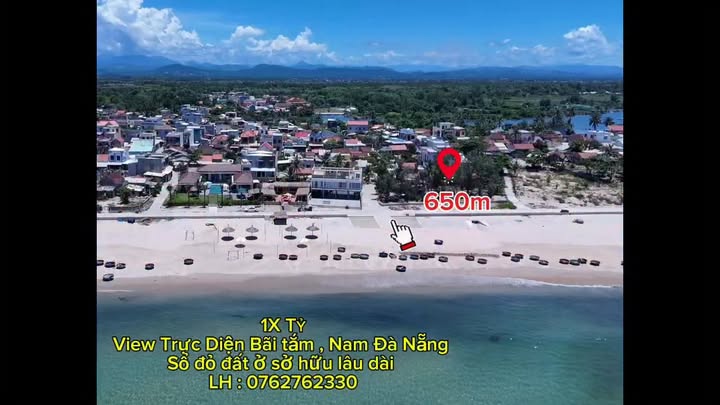 Đất nền view biển Tam Tiến, Quảng Nam 650m² giá thỏa thuận - Cơ hội đầu tư hấp dẫn!