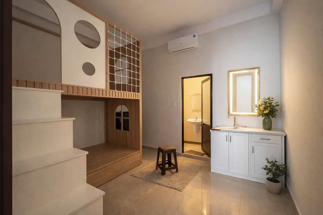 Phòng trọ cho thuê 56 Nguyễn Quý Anh, Quận Tân Phú, giá 4,5 triệu - Nội thất đầy đủ!