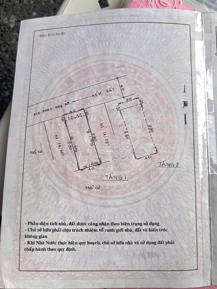 Nhà Đúc 1 Lầu tại Gò Vấp 44m² giá 4.39 tỷ - Hẻm xe hơi vào nhà