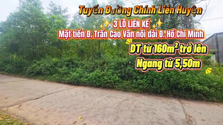 Đất nền mặt tiền đường Trần Cao Vân, Đà Nẵng - Tiềm năng đầu tư lớn chỉ từ 600 triệu